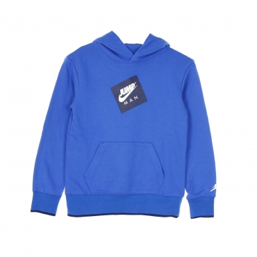 felpa leggera cappuccio ragazzo jumpman ft po hoodie BLUE