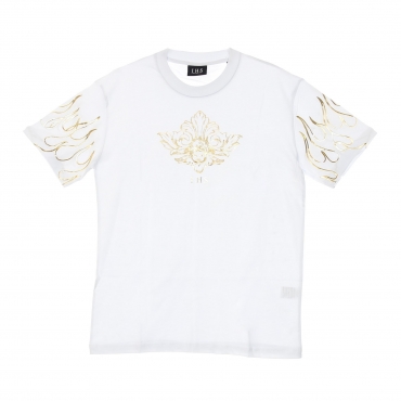 maglietta uomo 3d print flames angel tee WHITE