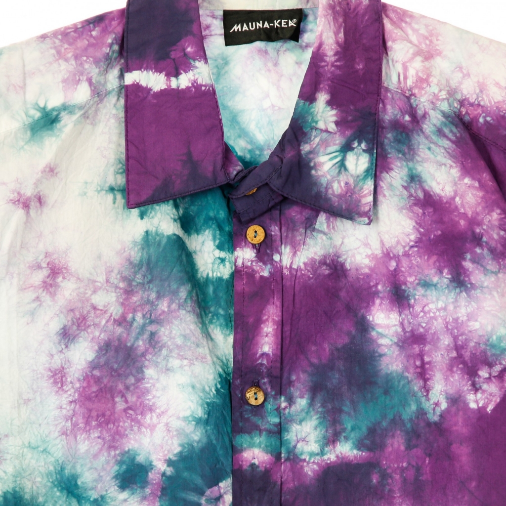 camicia manica lunga uomo tie dye shirt MULTICOLOR