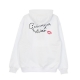 felpa leggera cappuccio uomo ilona hoodie x frigidaire WHITE