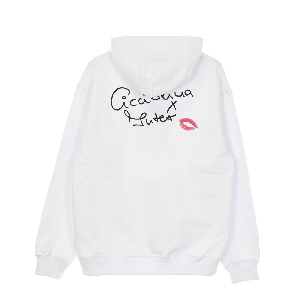 felpa leggera cappuccio uomo ilona hoodie x frigidaire WHITE