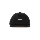 cappellino visiera piatta uomo lowercase snapback BLACK