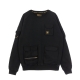 felpa leggera girocollo uomo retrofuture cargo sweatshirt BLACK