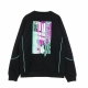 felpa leggera girocollo uomo adil crew sweat BLACK