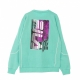 felpa leggera girocollo uomo adil crew sweat BISCAY GREEN