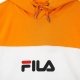 felpa leggera cappuccio uomo analu blocked hoody BLACK/FLAME ORANGE/BRIGHT WHITE