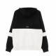 felpa leggera cappuccio uomo jadon blocked tape hoody BLACK/BRIGHT WHITE