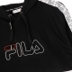 felpa leggera cappuccio uomo jadon blocked tape hoody BLACK/BRIGHT WHITE