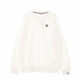 felpa leggera girocollo uomo heath raglan crew sweat BLANC DE BLANC