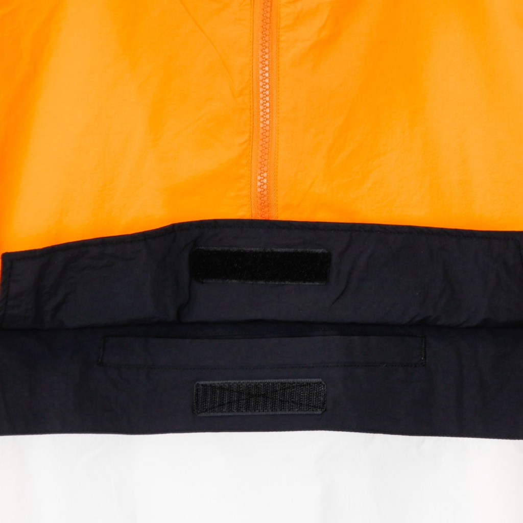 giacca a vento infilabile uomo elmo woven anorak FLAME ORANGE/BRIGHT WHITE/BLACK