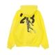 felpa leggera cappuccio uomo m 23engineered washed fleece pullover hoodie OPTI YELLOW/BLACK