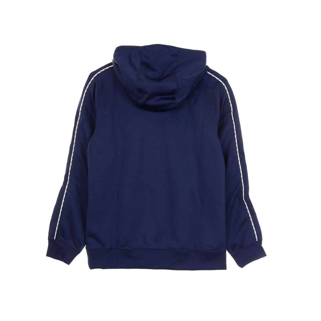 felpa leggera cappuccio bambino b sportswear repeat poly knit pullover hoodie MIDNIGHT NAVY/WHITE