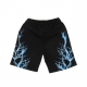 pantalone corto tuta uomo light blue lightning shorts BLACK/LIGHT BLUE