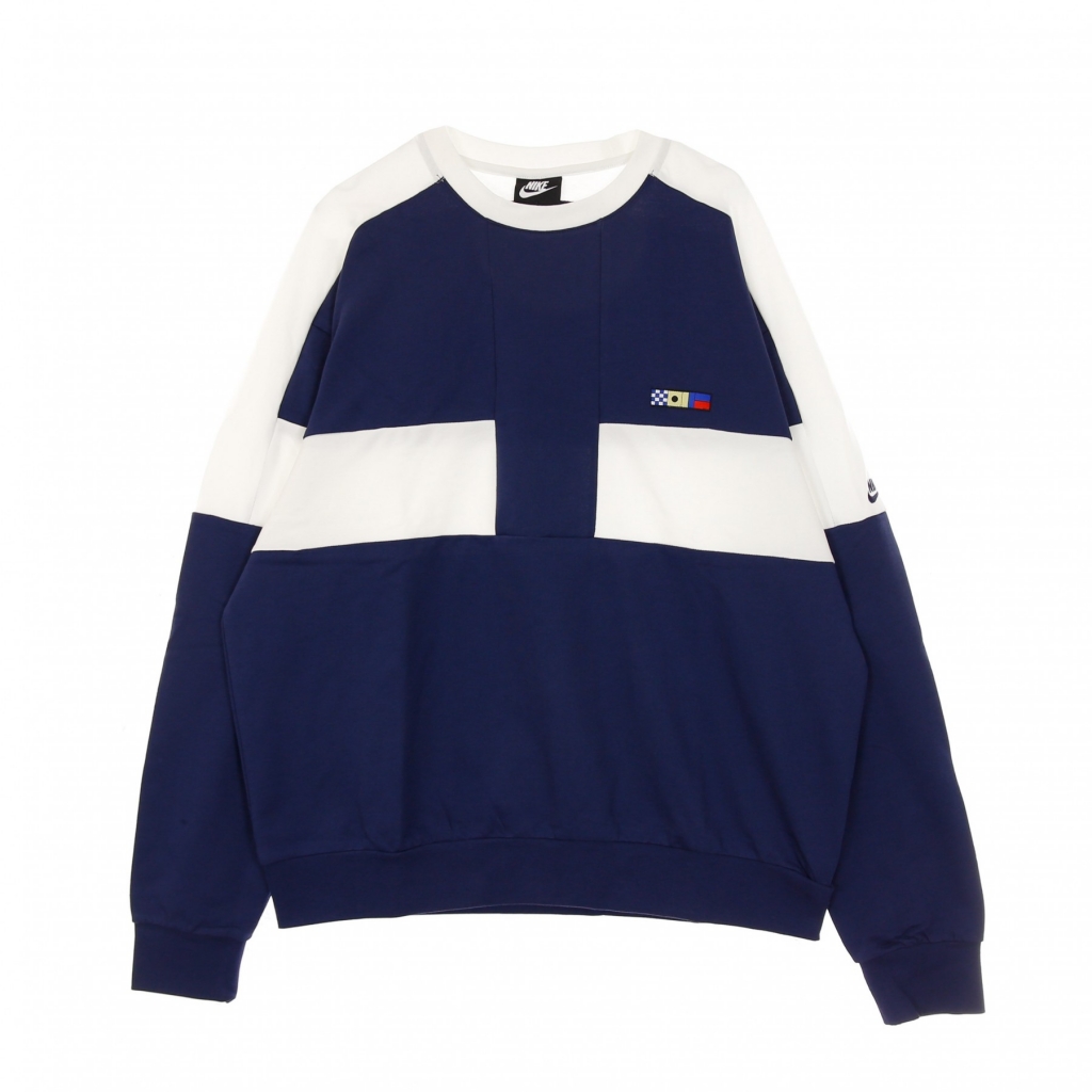 felpa leggera girocollo uomo m sportswear reissue fairlead french-terry crew MIDNIGHT NAVY/SAIL/MIDNIGHT NAVY