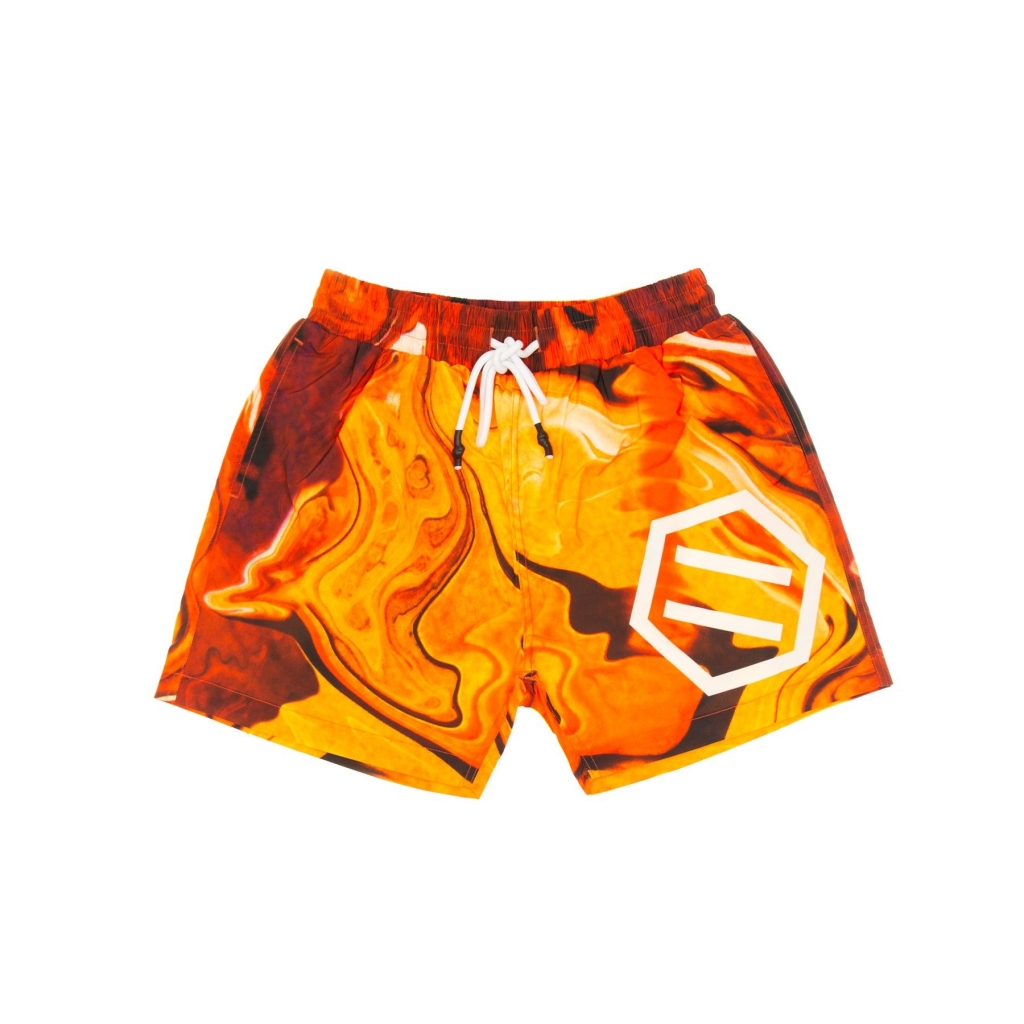 costume pantaloncino uomo gradient logo swimshorts RED/ORANGE