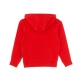 felpa leggera cappuccio bambino classic po hoodie HIGH RISK RED