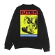 felpa leggera girocollo uomo struggle crewneck BLACK