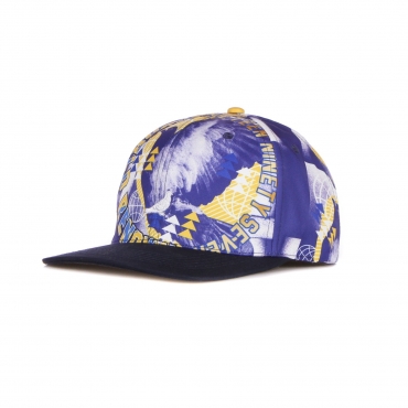 cappellino visiera piatta uomo photo pigeon snapback NAVY