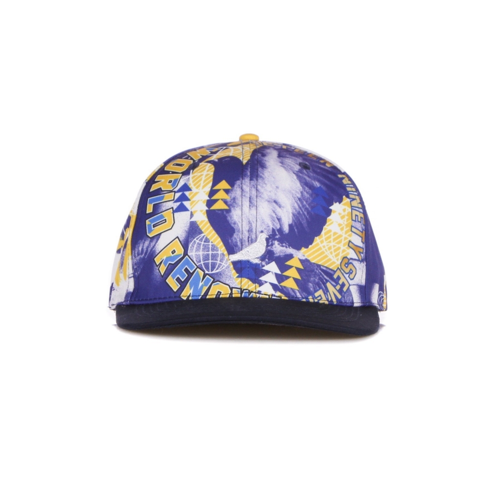 cappellino visiera piatta uomo photo pigeon snapback NAVY