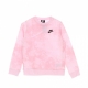 felpa leggera girocollo ragazza b nsw magic club crew PINK FOAM