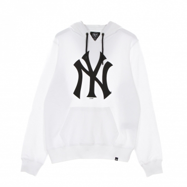 felpa leggera cappuccio uomo mlb imprint helix pullover hoodie neyyan WHITE WASH