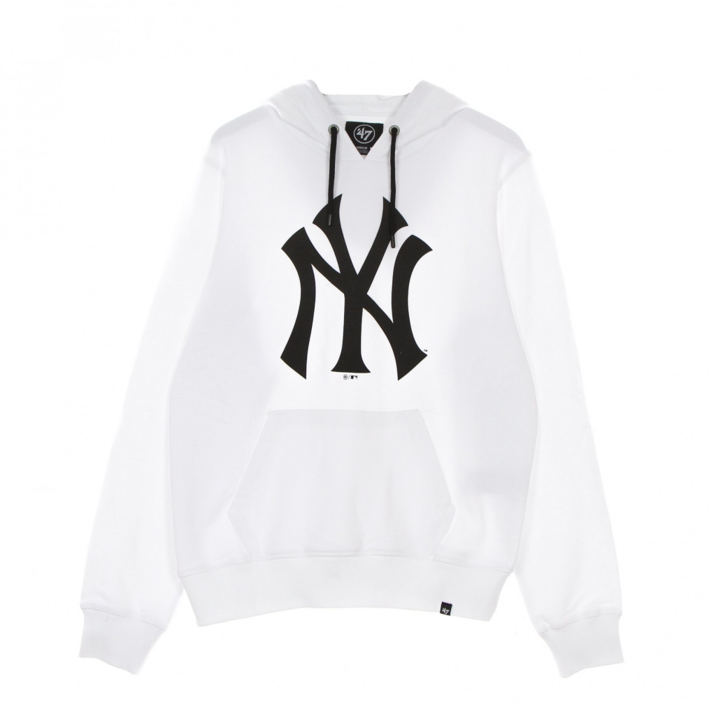 felpa leggera cappuccio uomo mlb imprint helix pullover hoodie neyyan WHITE WASH