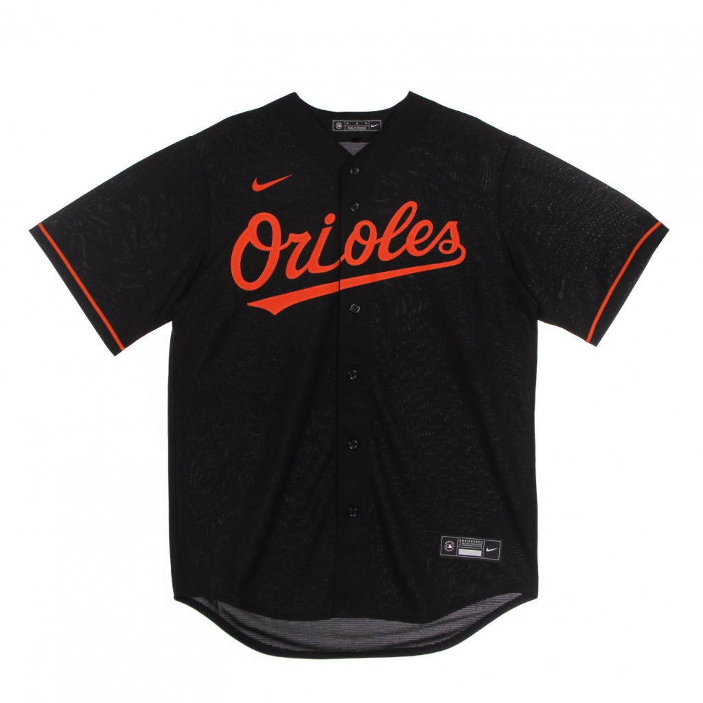 casacca baseball uomo mlb official replica jersey balori alternate PRO BLACK