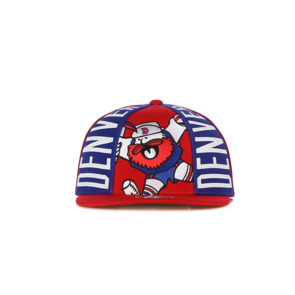 cappellino visiera piatta uomo nba big face callout snapback hardwood classics dennug RED/ORIGINAL TEAM COLORS