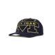 cappellino visiera piatta uomo ncaa big logo deadstock snapback micwol NAVY