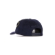 cappellino visiera piatta uomo ncaa big logo deadstock snapback micwol NAVY