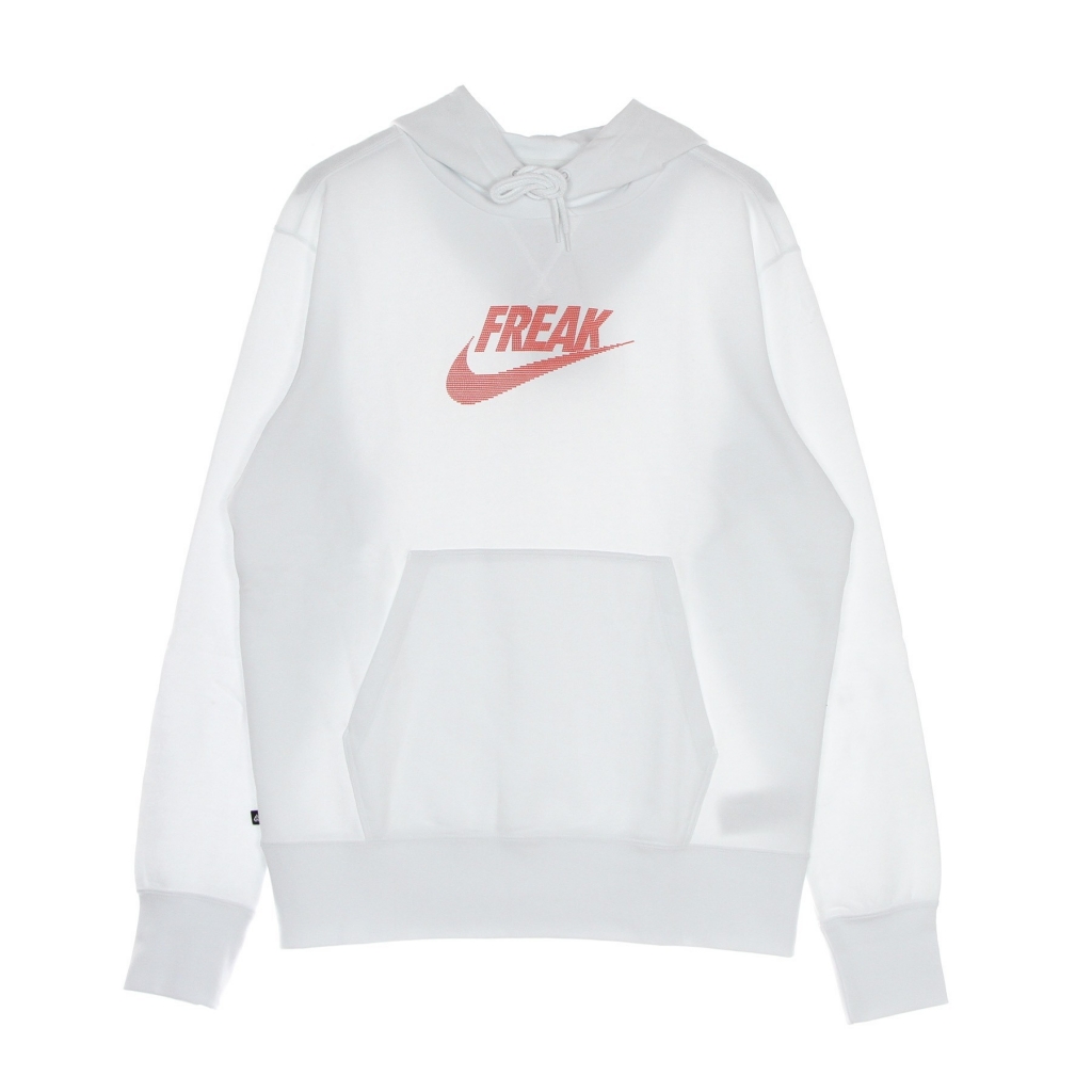 felpa leggera cappuccio uomo freak pullover hoodie SUMMIT WHITE/MAGIC EMBER