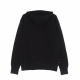 felpa leggera cappuccio uomo freak pullover hoodie BLACK/SUMMIT WHITE