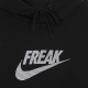 felpa leggera cappuccio uomo freak pullover hoodie BLACK/SUMMIT WHITE