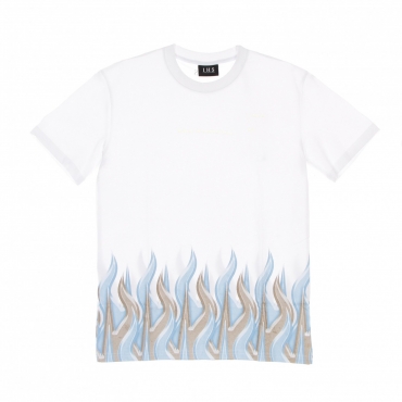 maglietta uomo new flames tee WHITE