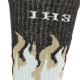 calza media uomo new flames socks BLACK/CYAN