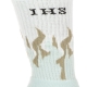 calza media uomo new flames socks WHITE/CYAN