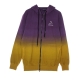 felpa leggera cappuccio zip uomo zipped hoodie PURPLE/YELLOW