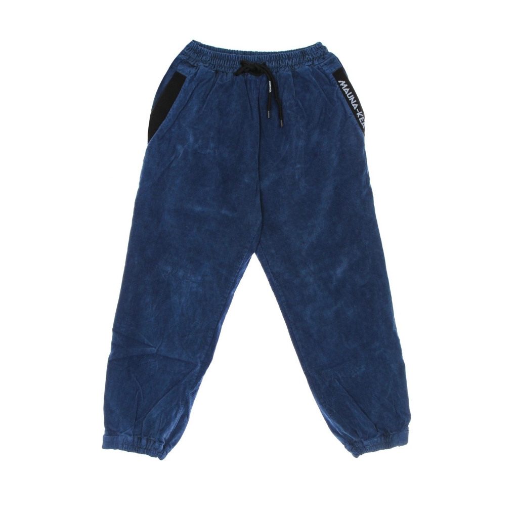 pantalone lungo uomo velvet jogger pant PETROLEUM