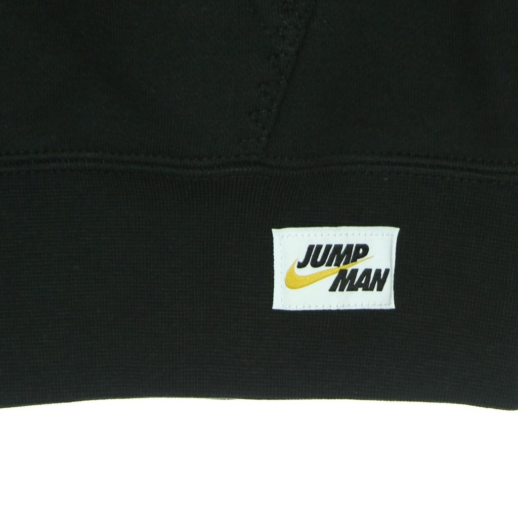 felpa leggera girocollo uomo jumpman fleece crew BLACK