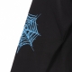 felpa leggera girocollo uomo light blue cobweb print crewneck BLACK/LIGHT BLUE