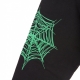 felpa leggera girocollo uomo green cobweb print crewneck BLACK/GREEN