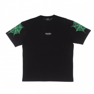 maglietta uomo green cobweb print tee BLACK/GREEN