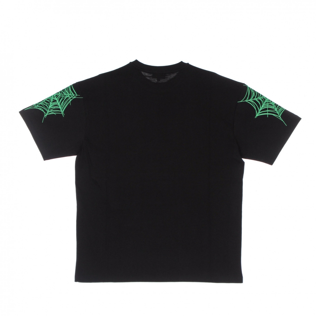 maglietta uomo green cobweb print tee BLACK/GREEN