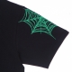 maglietta uomo green cobweb print tee BLACK/GREEN