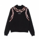 felpa leggera cappuccio uomo orange barbed wire hoodie BLACK/ORANGE