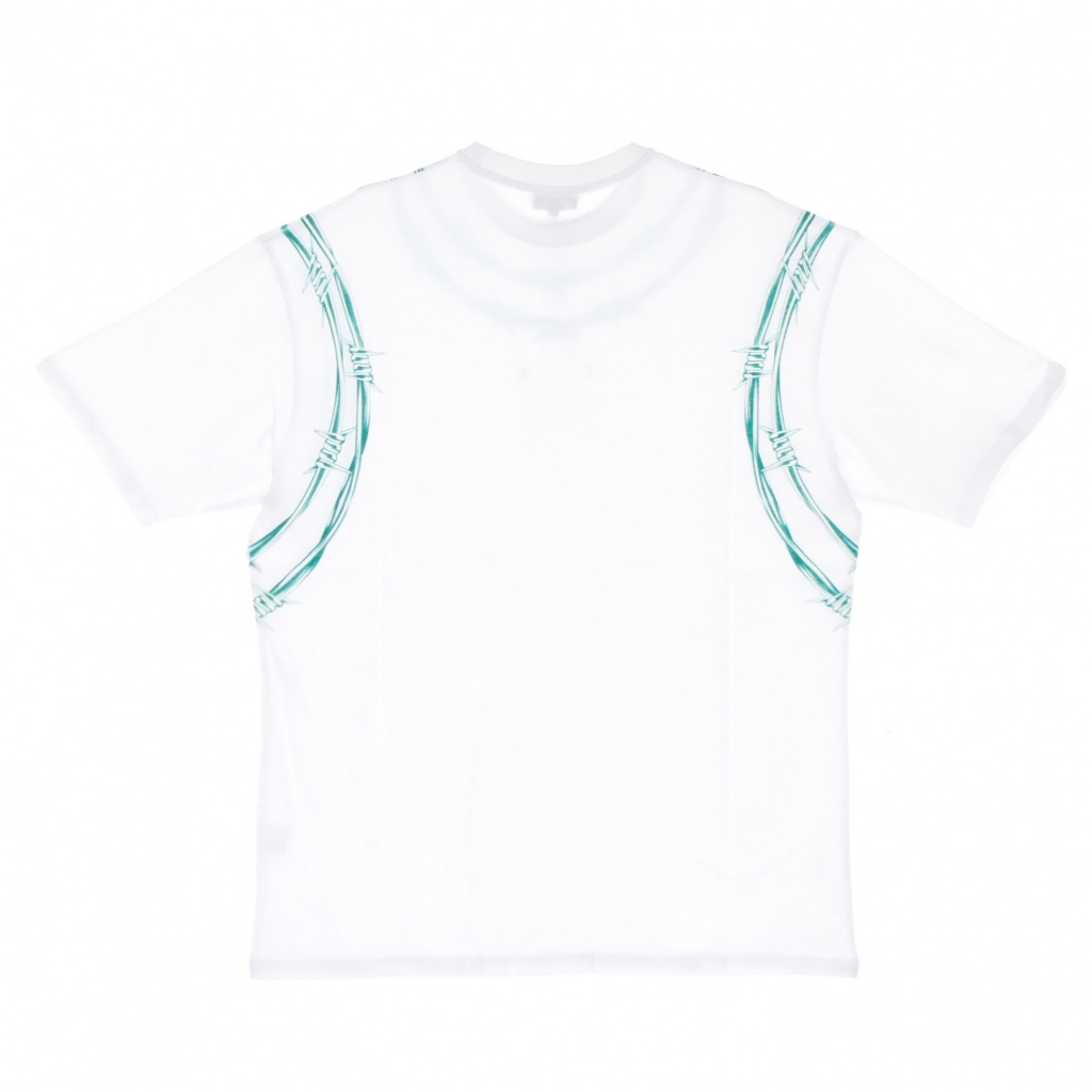 maglietta uomo green barbed wire tee WHITE/GREEN