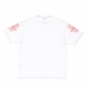 maglietta uomo red cobweb print tee WHITE/RED