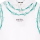 felpa leggera cappuccio uomo green barbed wire hoodie WHITE/GREEN