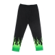 pantalone tuta leggero uomo green shaded flames pants BLACK/GREEN