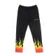 pantalone tuta leggero uomo red shaded flames pants BLACK/RED